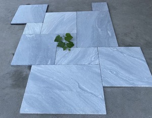 <span class=keywords><strong>Travertin</strong></span> naturel gris marbre extérieur pavés moderne sablé motif français coupé à la taille <span class=keywords><strong>pas</strong></span> <span class=keywords><strong>cher</strong></span> prix noir marbre pierre carrelage - Product Image 4