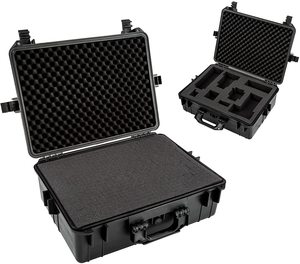 กล่องพลาสติกแข็ง<span class=keywords><strong>กัน</strong></span>น้ำสีดำสำหรับอุปกรณ์ป้อง<span class=keywords><strong>กัน</strong></span>วัสดุ PP พร้อมฟองน้ำ - Product Image 6