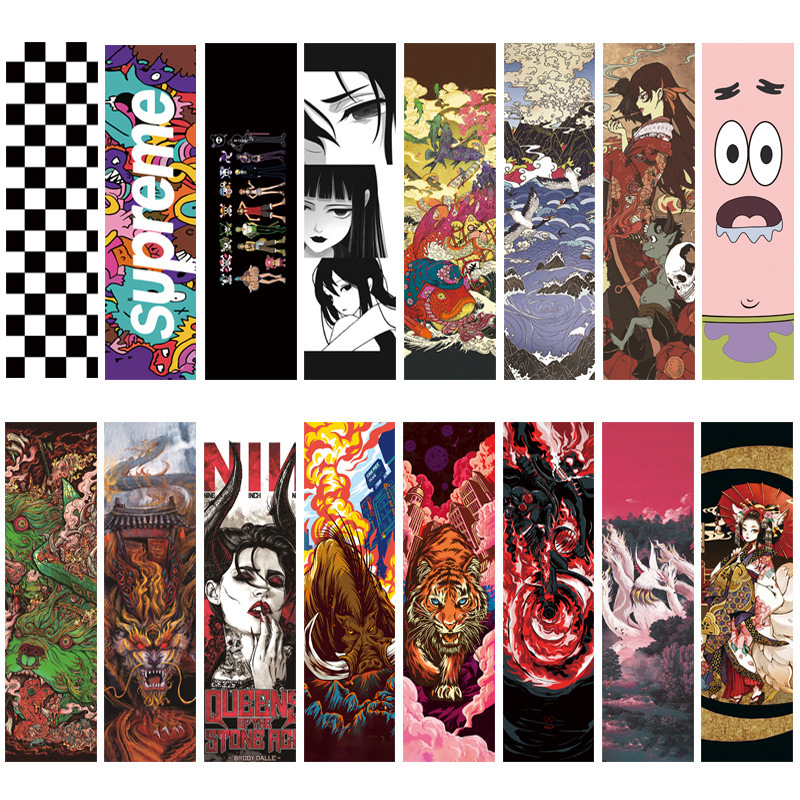 Skateboard Grip Tape Custom - Design Your Own With Photos/Text (33\"x9\") Fingerboard Grip Tape