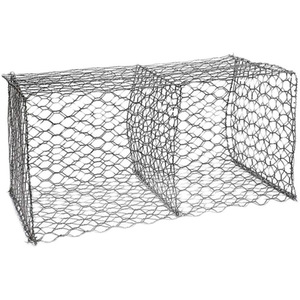 Galvanized PVC Coated Hexagonal <strong>Gabion</strong> 2.0*0.5*0.5 <strong>Steel</strong> Wire Mesh Twill Weave Construction Durable Woven Technique - Product Image 2