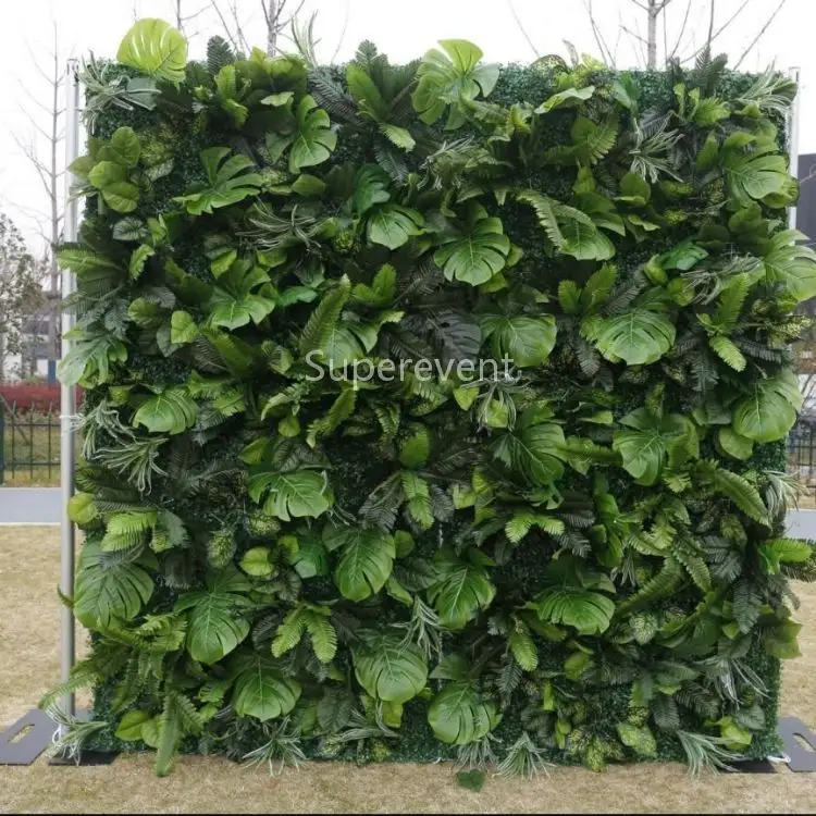 Açık bitki duvar bahçe yeşil bitkiler panelleri yapay plastik çiçek dikey bahçe çim duvar zemin ev dekorasyon için