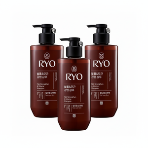 Champú Ryeo con Aroma a Musk Amaderado para el Alivio de la Caída del Cabello, Fortalecimiento del Volumen y Raíz, 480ml, Paquete de 3, Black Cloud - Product Image 1