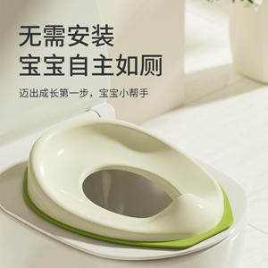 Siège de toilette extra large pour bébé, couvercle antidérapant pour siège d'apprentissage de la propreté, en PP, couleur verte, origine Zhejiang - Product Image 2
