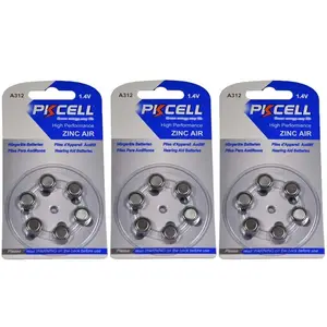 PKCELL Pin Hỗ Trợ Haring 1.4V Giá Xuất Xưởng Pin Nút Khí Kẽm A312