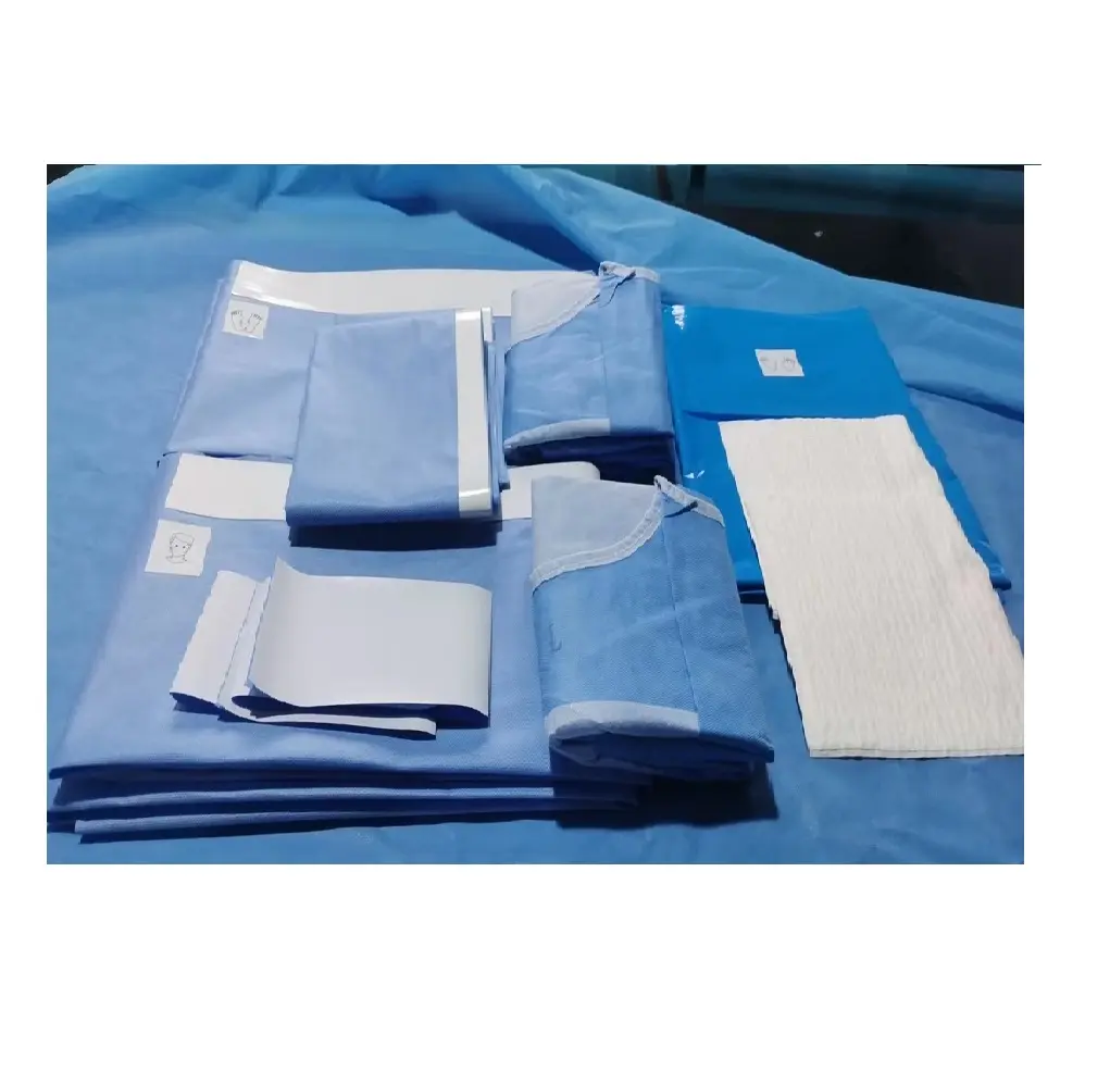 Bolsa de cortina general quirúrgica desechable/Fabricante de paquete dividido universal muestra gratuita tiempo de entrega rápido ISO y CE