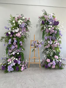 Châu Âu rừng phong cách trang trí đám cưới sừng vòm làm bằng tay hoa nhân tạo đám cưới vòm cây xanh sắp xếp - Product Image 3