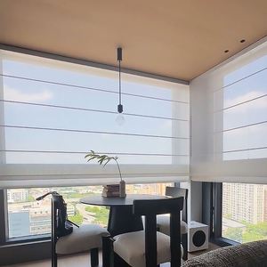 OEM & ODM tốt nhất Roman Shades cho phòng tắm <span class=keywords><strong>Sash</strong></span> <span class=keywords><strong>Windows</strong></span> với Roman rèm nhà hàng rèm cửa Roman rèm với dây - Product Image 2