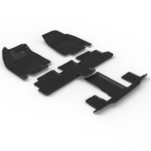Juego Completo de 4 Alfombrillas de Lujo Ecológicas Antideslizantes de 3.6mm de Grosor para Nissan Pathfinder 2024, para Todo Clima, 3D TPE, Excelente - Product Image 1