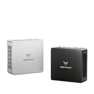 MINISFORUM Slim Series Mini PC UM870 AMD R7 8745H UM760 Slim R5 7640HS 2 * DDR5 2 * PCIE4.0 2,5G LAN NUC Mini ordenador WiFi6E - Product Image 1
