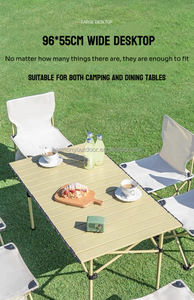Mesa y Sillas Plegables <span class=keywords><strong>para</strong></span> Acampar y Hacer Picnic al Aire Libre - Product Image 5
