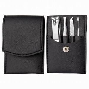 Ensemble de manucure et pédicure miniature HQ Mixed Proc Discount 5 en 1 en acier inoxydable Coupe-ongles Sac portable Ensemble cadeau promotionnel - Product Image 2