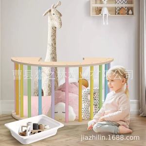 Arco de Madera para Escalar, 90x50x50cm, Multifuncional, para Niños, Parque Infantil Interior - Product Image 2