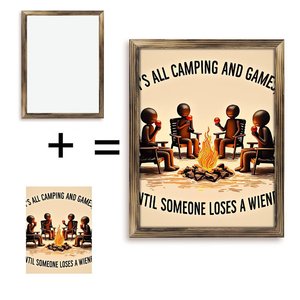 Cadre en bois 30x40 vintage <span class=keywords><strong>pour</strong></span> atelier de rembourrage de meubles - Product Image 1