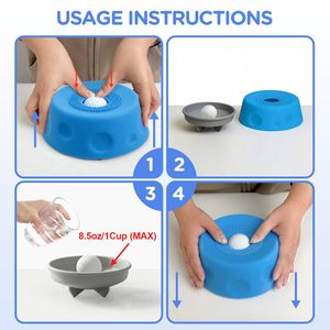 ZMaker 2026 New Silicone Dog Licking Bowl with Rolling Ball Lick and Roll Bowl for Dogs Slow <b>Feeder</b> Dog Bowls for Liquid - Product Image 2