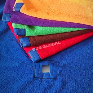 Chiffons de nettoyage de sol en microfibre 50*70cm, multi-usages, réutilisables en vrac, rose, bleu, jaune, vert, rouge - Product Image 1