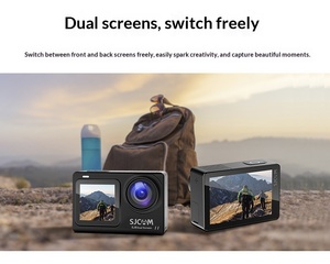 Cámara de Acción SJ8 con Pantalla Táctil Dual 360 <span class=keywords><strong>4K</strong></span> <span class=keywords><strong>HD</strong></span>, Resistente al Agua 30m, Zoom 8x, Memoria Integrada de 128GB, WiFi para Motocicleta - Product Image 5