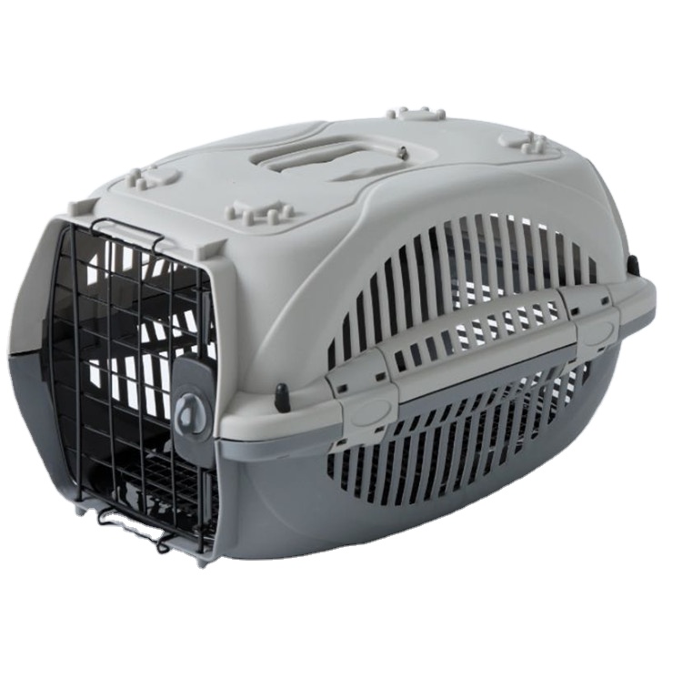 Di plastica Pet Per Il Gatto Del Cane Cucciolo di Coniglio Casella di Viaggi Carrello Cage Outdoor Nuovo trasporto pet kennel crate da viaggio gabbia