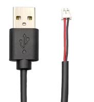 Câble de raccordement Wavelink personnalisé PH 2.0mm 2 broches femelle vers USB A mâle pour la charge de la batterie et le transfert de données ESP32