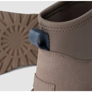 Botas de Nieve de Diseño para Mujer, con Suela Gruesa, Forro de Felpa, Parte Superior de Ante Sintético, Antideslizantes, Altura Media - Product Image 5