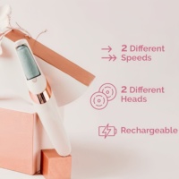 Ponceuse électrique rechargeable USB pour pieds avec logo personnalisé, éliminateur de callosités et peaux mortes, lime et râpe pour pédicure