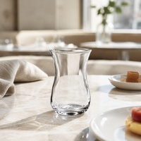 Tasse à thé transparente à fond plat de 160 ml pour le thé noir, idéale pour le petit-déjeuner et les réceptions à domicile – Commande en gros, vente directe usine
