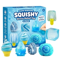 Bestseller transfrontalier Lu Hua Art Squishy Gift Set Malt Sugar Shaped Stress-Relief Squeeze Toy Creative Decompression Soft