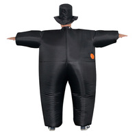Combinaison de costume de mascarade gonflable en polyester pour adultes, gonflable à l'air, à thème animal, couleur personnalisable pour Halloween