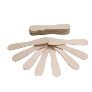 Cuillère en <span class=keywords><strong>bois</strong></span> de bâton de crème glacée bon marché de 75mm Cuillère à crème glacée jetable personnalisée en Chine - Product Image 6