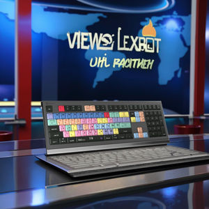 Para Adobe <span class=keywords><strong>Premiere</strong></span> <span class=keywords><strong>Pro</strong></span> <span class=keywords><strong>CC</strong></span> ASTRA2 Retroiluminado con cable Interruptor de tijera de 108 teclas Teclado DE LA USB-A-para Mac - Product Image 1