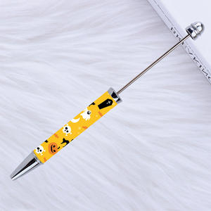 2025 New Arrival Cheap Plastic Printed Logo CC LC Christmas Halloween Ballpoint <b>Pen</b> Cartoon Beads Durable <b>Gift</b> Wholesale DIY - Product Image 4