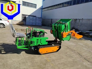 מיני זחלן חקלאי קטן המשגר 0.8 טון בוסתן בית להרים dump משאית אשפה טרקטורים - Product Image 3
