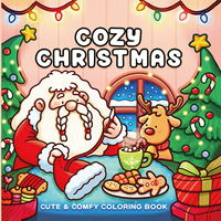 Livre de coloriage à thème de Noël très populaire – 48 livres de coloriage épais, fournitures d'art graffiti de dessins animés, styles variés