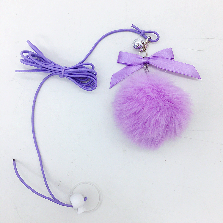 Palla di pelo viola