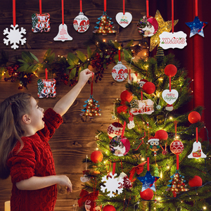 Festivo carnevale albero <span class=keywords><strong>di</strong></span> <span class=keywords><strong>natale</strong></span> decorare piccola campana doppia faccia in alluminio sublimazione metallo ornamento <span class=keywords><strong>di</strong></span> <span class=keywords><strong>natale</strong></span> - Product Image 5