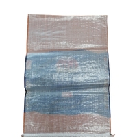 Sacs tissés avec logo personnalisé Emballage de riz pp en plastique transparent imprimé 25kg 50kg