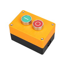 Botón de Paro de Emergencia de 22 mm, 2NO, IP65, Impermeable, Plateado, Electrónico, Interruptor de Control, 10A, Terminal de Tornillo Mecánico, Plano, 220V