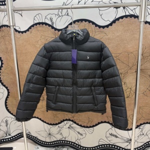 Unisex Zip Up Cotton Padding <b>Coat</b> Small Embroidery Stand Collar Lightweight Winter Outerwear Multi Colors - Product Image 4