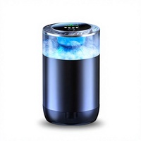 Diffuseur d'arômes métallique Misty pour voiture, parfum longue durée, démarrage/arrêt automatique, fixation sur porte-gobelet, élimination des odeurs et décoration rafraîchissante