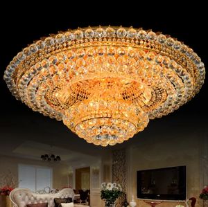 Nouvel arrivage de lampe suspendue de luxe lustre boule de verre en cristal plafonnier led rond pour le salon - Product Image 1