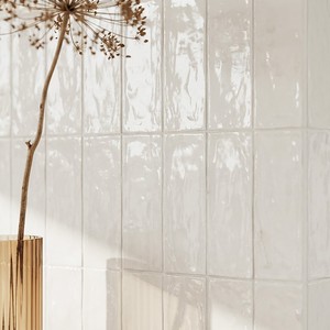 Piastrella Bianca Goa 7,5 X 20 Cm Finitura Lucida Bordi Irregolari - Product Image 5
