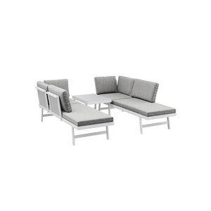 Juegos de jardín al aire libre de 3 piezas de aluminio, asiento de mesa, sofá exterior, <span class=keywords><strong>tumbona</strong></span>, muebles, mejora el Resort, Hotel, Villa, playa, <span class=keywords><strong>terraza</strong></span>, puerta exterior - Product Image 1