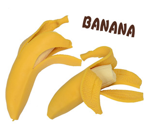 Jouet anti-stress <span class=keywords><strong>banane</strong></span> pelable très populaire, boule de pâte à modeler TPR à presser pour soulager la pression - Product Image 1