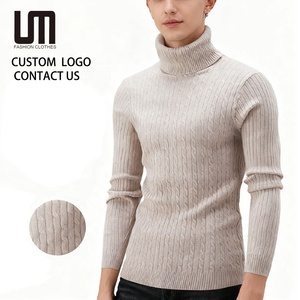 <span class=keywords><strong>Pull</strong></span> <span class=keywords><strong>Col</strong></span> <span class=keywords><strong>Roulé</strong></span> <span class=keywords><strong>Homme</strong></span> Sur Mesure, Vente en Gros, Tricoté, Chaud, Coupe Ajustée, Couleur Unie, Nouvelle Collection Hiver - Product Image 1