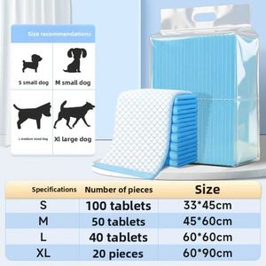 Tapis absorbants pour animaux (chiens, chats, lapins) – Épaissis, désodorisants, absorbants, en film PP non tissé et pulpe de cellulose – 100 pièces - Product Image 4