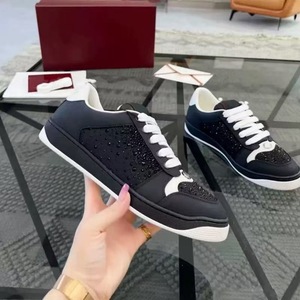 उच्च संस्करण छोटे गंदे जूते पुरुषों महिलाओं को पसंद करते हुए वास्तविक चमड़े की चांदी की गैंडा पैर की अंगुली रबर की गैर-पर्ची - Product Image 2