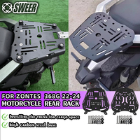 Porte-bagages arrière en acier au carbone pour moto ZONTES 368G, cadre de coffre, panneau de boîte à bagages pour rénovation/amélioration