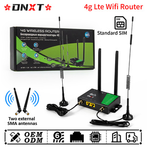 DNXT Wifi <b>Modem</b> WiFi6 300Mbps 4g Lte Wifi Router Dual SMA Routeur Wifi Avec Carte Sim WAN/LAN DC 12V/1A Mini Wi-fi for Office - Product Image 1