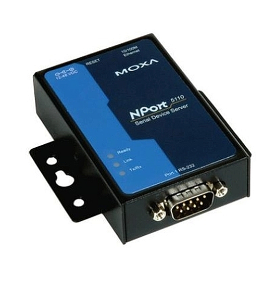 Moxa Nport 5110     1-port RS-232 device server     New Original