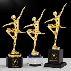 Trofeo Personalizzato per Ballerina, Premio in Oro/Argento/Bronzo per Competizioni di Danza, Recital e Riconoscimenti per Performance - Product Image 3