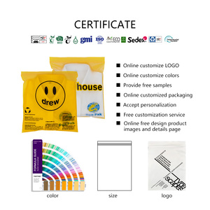 Compostable phân hủy sinh học bolsas <span class=keywords><strong>Ziplock</strong></span> Túi tùy chỉnh quần áo dây kéo bao bì <span class=keywords><strong>Pe</strong></span>/<span class=keywords><strong>LDPE</strong></span> nhựa con dấu dây kéo túi cho quần áo - Product Image 3